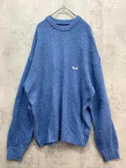 coen コーエン penneys ペニーズ The Fox Collection シャギー ワンポイント ニット セーター sizeL/ブルー ◆■ メンズのサムネイル
