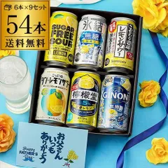【フォロワー限定クーポン発行中！数量限定】訳あり 父の日カード付・賞味期限2026/11月のため 訳あり アウトレット 在庫処分 人気のレモンサワー 6本×9セット 計54本 レモンサワー 飲み比べ チューハイ サワー RSLのサムネイル