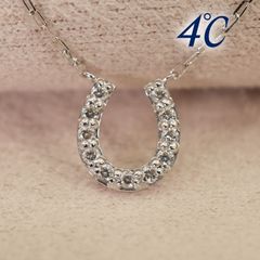 新品仕上済] canal 4℃ k10WG 馬蹄 ホースシュー ネックレス - メルカリ