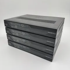 【送料無料】4台セット Cisco シスコ C891F C891FJ-K9 800シリーズ ルーター 初期化済み 動作品 [NW142]のサムネイル