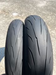 ミシュラン ロード5 前後セット 120/70ZR17 180/55ZR17 562 - メルカリ