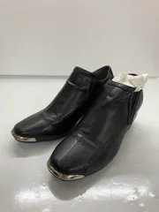MURUA ムルーア 変形ヒール スクエアトゥ ローカットブーティー ブーツ size36/黒 ◇■ レディースのサムネイル