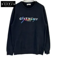 GIVENCHY　ジバンシィ　BMJ03C30AF ブラック クルーネック ロゴスウェット　Sのサムネイル