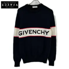 GIVENCHY　ジバンシィ　BM900G400M ブラック ウール ロゴ ニット　XSのサムネイル