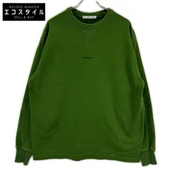 ACNE STUDIOS　アクネ ストゥディオズ　FN-MN-SWEA000260 グリーン コットン ロゴ刺繍 クルーネックスウェットプルオーバー　XSのサムネイル
