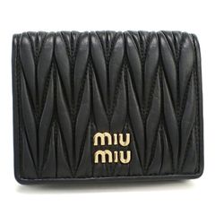 ミュウミュウ　miumiu マテラッセ　長財布　フラップ　パス付き　0803-4 ミュウミュウ miumiu マテラッセ 長財布 フラップ パス付き 0803-4