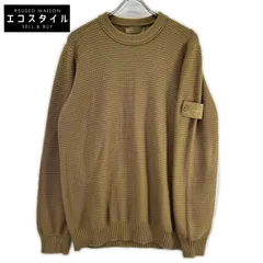 STONE ISLAND　ストーンアイランド　25年 L1S155100032 ゴースト ベージュ コットン×カシミア クルーネックジャンパー　Lのサムネイル