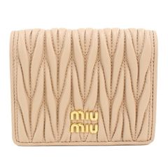 超美品☆miu miu マテラッセ 長財布 5MH109 ピンク☆使用2週間程 