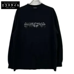 BALENCIAGA　バレンシアガ　541878 スライムロゴ グラフィックロゴ オーバーカットソー　XSのサムネイル