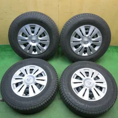 キレイ◎日産 NV350 キャラバン 純正 スチール 195/80R15 107/105R スタッドレス ミシュラン AGILIS X-ICE 15インチ PCD139.7/6H◎6071208HAスのサムネイル