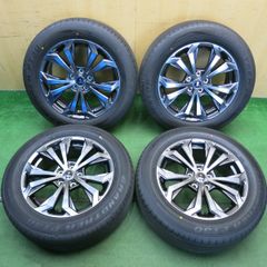 新車外し!25年◎トヨタ RAV4 Gグレード 純正 225/60R18 ダンロップ グラントレック PT30 光岡自動車 18インチ PCD114.3/5H◎6071201HAノのサムネイル
