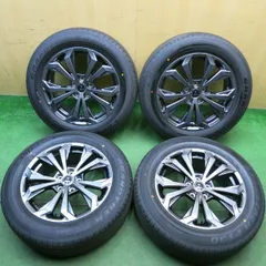 新車外し！25年◎トヨタ RAV4 Gグレード 光岡 自動車 バディ 純正 225/60R18 ダンロップ グラントレック PT30 18インチ PCD114.3/5H◎6071205HAノのサムネイル