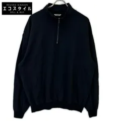 AURALEE　オーラリー　A25AP01WU ブラック LIGHT WOOL SWEAT HALF ZIP　5のサムネイル