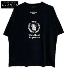 BALENCIAGA　バレンシアガ　18年 541784 ブラック WFP プリント Tシャツ　Sのサムネイル