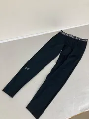 送料無料★UNDER ARMOUR アンダーアーマー★ロングタイツ　スパッツ　スポーツタイツ★メンズ　LG ブラック　#80721sanのサムネイル