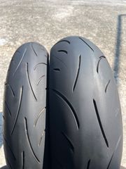 ミシュラン ロード5 前後セット 120/70ZR17 180/55ZR17 562 - メルカリ