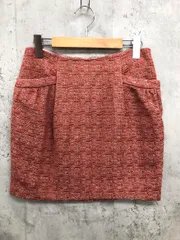 新品 SLOBE IENA スローブイエナ ラメ ツイード コクーン スカート size38 /オレンジ ◇■ レディースのサムネイル