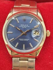 猫博士 ROLEX OYSTERDATE PRECISION ブルー文字盤 猫博士様専用 ROLEX