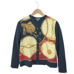 Aquascutum アクアスキュータム アンサンブルニット サイズ:9号 カーディガン×半袖ニット/シルク×ウール    ネイビー レディース / 240001199265のサムネイル