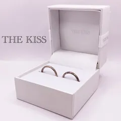 THE KISS ザ キッス ダイヤモンド ペアリング シルバー 約17号 約13号 SILVER 刻印 指輪 メンズ レディース アクセサリー _233のサムネイル
