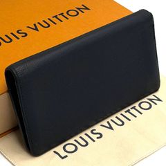 ルイヴィトン タイガ ポルトフォイユ ブラザ ネイビー 二つ折り財布