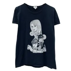 FRUIT OF THE LOOM 伊藤潤二 半袖 プリントTシャツ L ブラック フルーツオブザルーム プルオーバー うずまき グラフィック 夏物 a807-6289のサムネイル