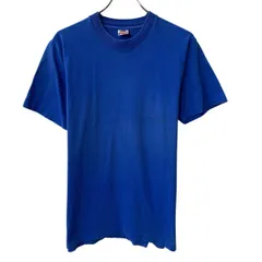 90s USA製 FRUIT OF THE LOOM 半袖 無地Tシャツ M ブルー フルーツオブザルーム プルオーバー 90年代 シンプル カットソー 夏物 a807-6293のサムネイル