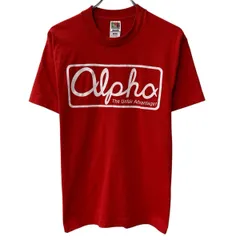 90s USA製 FRUIT OF THE LOOM 半袖 プリントTシャツ M レッド フルーツオブザルーム プルオーバー 90年代 カットソー 夏物 a807-6304のサムネイル