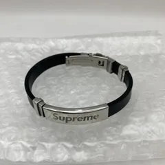 【中古】Supreme シュプリーム ステンレススチール & ラバー製 ブレスレットのサムネイル