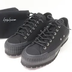 IT5VB8H9IB4E 未使用 保管品 YOHJIYAMAMOTO ヨウジヤマモト CANVAS B LOW TOP スニーカー ブラック 黒 キャンバス 5 保存袋のサムネイル