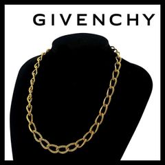SAINT LAURENT】喜平 ネックレス ラインストーン シルバーカラー