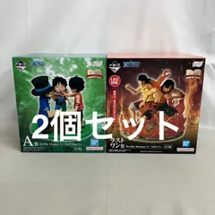未開封 一番くじ ワンピース ドラマティックメモリーズ Revible Moment A.ラストワン賞 フィギュア 2個セット SF7C20 c099のサムネイル