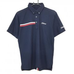 超美品】ラフロッグ 半袖ハイネックシャツ 黒×白 ロゴ刺しゅう メンズ
