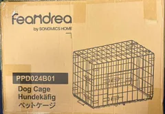 FEANDREA ペットケージ 犬用ケージ 移動便利 PPD024B01のサムネイル