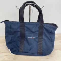 tommy girl トミーガール トートバッグ ネイビー/紺 キャンバス ロゴ刺繍 ハンドバッグ カジュアル レディース[OB02732]のサムネイル