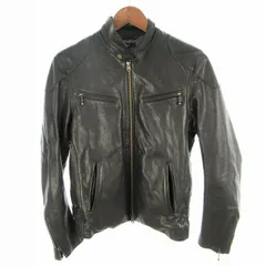 ジョンブル JOHNBULL Ｍ レザージャケット シングル ライダース 羊革 ラムスキン ブラック 黒 33-0043 革ジャンのサムネイル