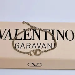 【新品未使用・ヨーロッパ輸入品】VALENTINO Vロゴ シグネチャー メタル ブレスレット シルバー ユニセックス（メンズ・レディース） ヴァレンティノのサムネイル