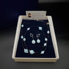 TarTar 天然石 ネックレス ブレスレット セット　ラリマー TarTar 天然石 ネックレス ブレスレット セット ラリマー - メルカリ