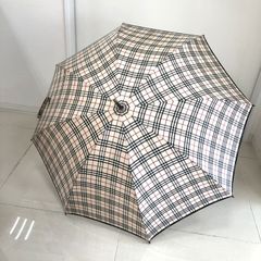 美品 Burberrys 折りたたみ傘 ノバチェック 雨具 aurora - メルカリ