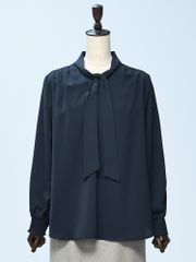 新品タグ付き】ブルーレーベルクレストブリッジ ボウタイブラウス 38