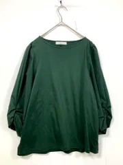 any FAM エニィファム オンワード ボリュームスリーブ 異素材 カットソー size2/緑 ■◆ レディースのサムネイル
