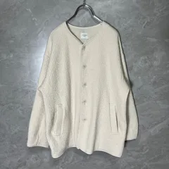 URBAN RESERCH DOORS アーバンリサーチ ドアーズ キルトノーカラー ジャケット アイボリー Mサイズのサムネイル