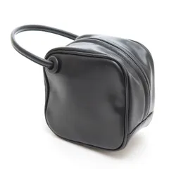 595160 KBF ケービーエフ ハンドバッグ アクセサリーポーチ サイコロミニBAG PUレザー 23aw レディース ブラックのサムネイル