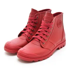 594160 PALLADIUM パラディウム ◆レインスニーカー PAMPA HI RAIN 75556-692 サイズ24.5cm ラバー レディース レッドのサムネイル