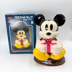 【箱付き・動作確認済】昭和レトロ ミッキーマウス マスコットランプ ルームライト