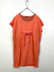 Rhythm of Life UNITED ARROWS リズムオブライフ ユナイテッドアローズ レース切り替え ワンピース ピンク ■◇ レディースのサムネイル