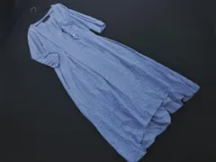 Jewel Changes ジュエルチェンジズ ユナイテッドアローズ ストライプ シャツ ロング カーディガン size38/水色 ■◆ レディースのサムネイル