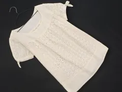 VertDense ヴェールダンス カットワーク ブラウス シャツ sizeM/オフホワイト ■◆ レディースのサムネイル
