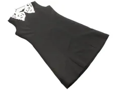 MAJESTIC LEGON マジェスティックレゴン レース ノースリーブ ワンピース sizeM/黒ｘ白 ■◆ レディースのサムネイル