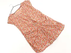 SunaUna スーナウーナ ベリー柄 フレンチスリーブ ブラウス シャツ size38/茶x赤x紺 ■◆ レディースのサムネイル